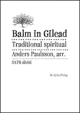 Balm in Gilead SATB choral sheet music cover